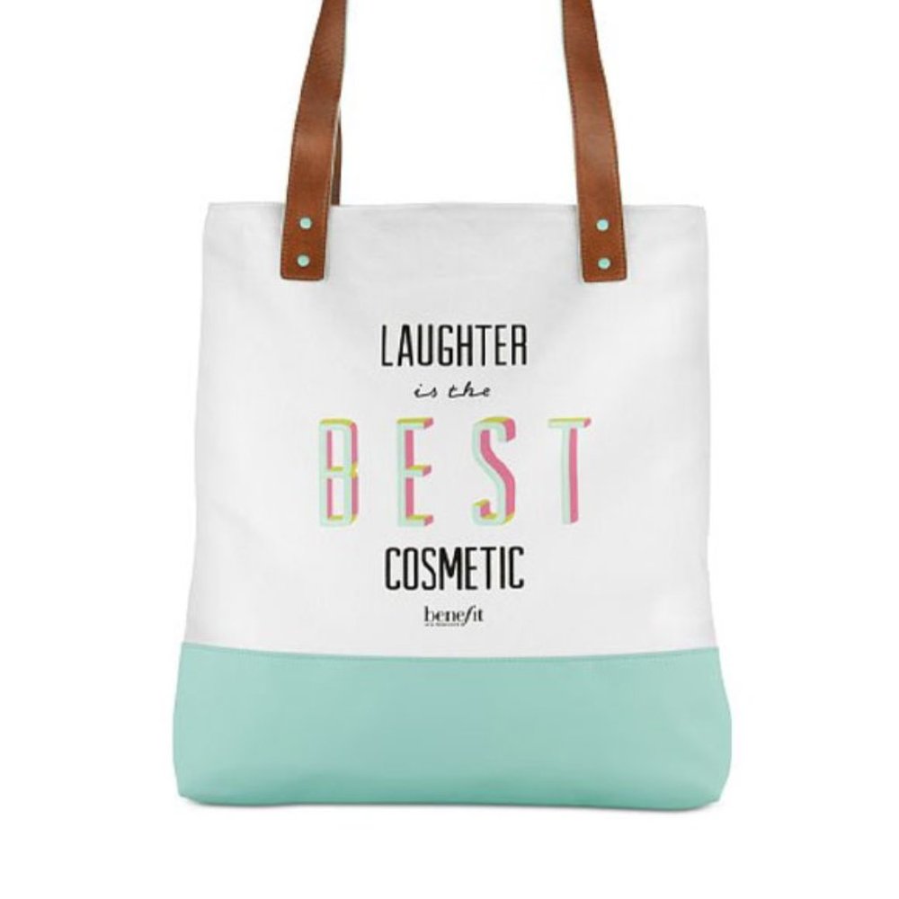 *NWOT Benefit | Laughter is the Best Cosmetic Tote